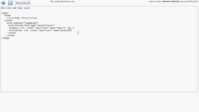 Make a php form from scratch смотреть онлайн