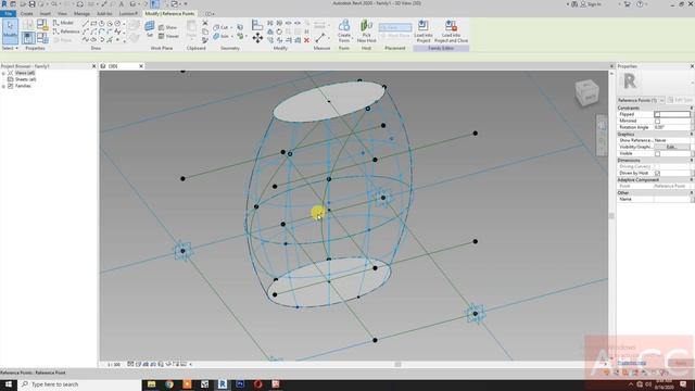 RD082. Organic Forms. How to make a Parametric Pattern Based Massing Design in Revit. смотреть онлайн