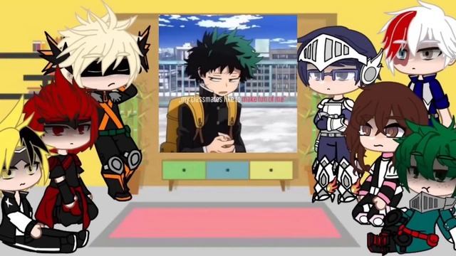 ? Class 1a react to Deku | Gacha Club | MHA react Compilation смотреть онлайн