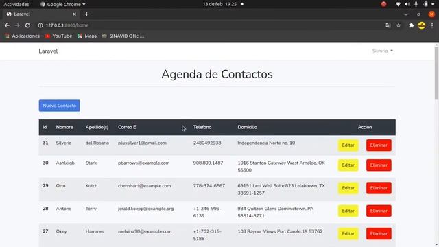 Laravel 8-Vue.Js-MySql-Bootstrap, CRUD Agenda de Contactos - Presentación de Proyecto. CODIGO GRATI смотреть онлайн