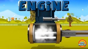 appMink build a Steam Train - steam locomotive toy movies for children