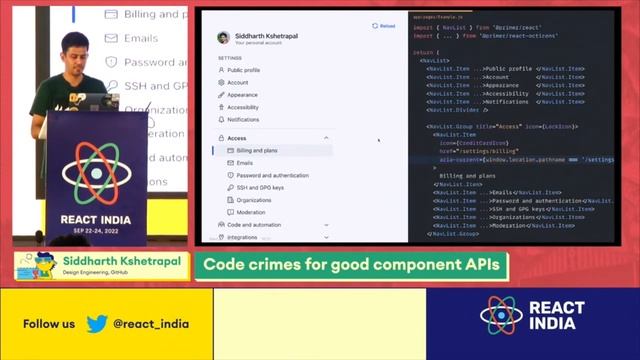 Code crimes for good component APIs | Siddharth Kshetrapal - React India 2022 смотреть онлайн