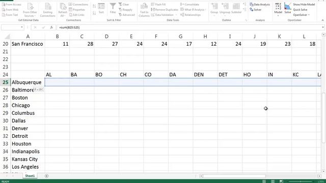 Using OpenSolver for Excel смотреть онлайн