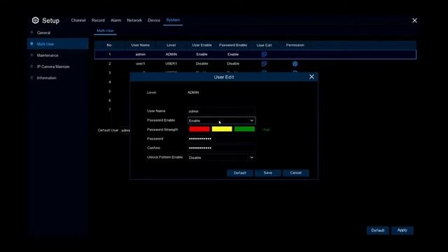How to change your password on a Pro-vue NVR. смотреть онлайн