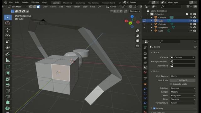 Extrude и Inset / Blender уроки для начинающих / Основы Blender