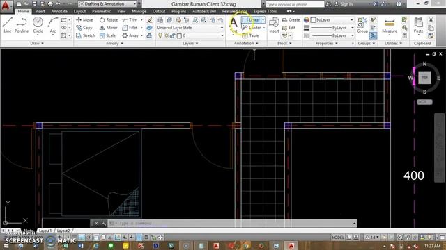 CARA MUDAH MEMBUAT DENAH RUMAH 2 LANTAI | TUTORIAL BELAJAR AUTOCAD 14 смотреть онлайн
