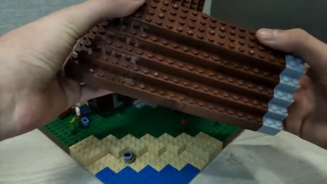 Строим дом из LEGO / Как сделать большой и красивый дом из LEGO / Майнкрафт смотреть онлайн