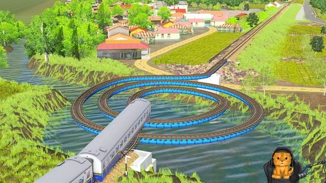 Trains vs Rotating Railroad Bridge #1 | Trainz Simulator 2019 | Trainz Railfans IN смотреть онлайн