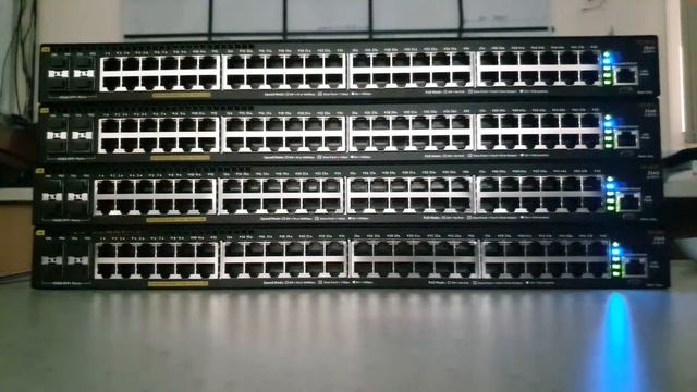 Aruba 2540 Switch Startup Sequence Light Show and fan noise смотреть онлайн