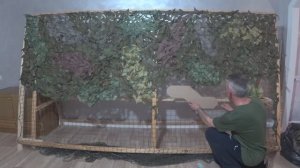 плетем маскировочную сеть дома