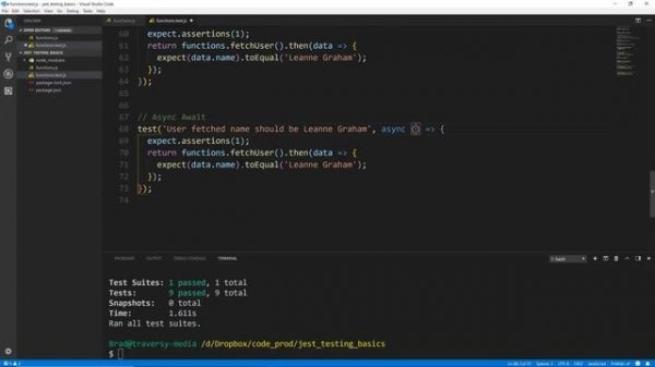 Jest Crash Course - Unit Testing in JavaScript