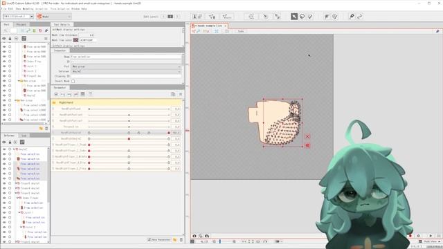 【Live2D Cubism】Advanced Hand Rigging Tutorial