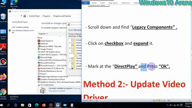 How To Fix DirectDraw Error In Windows10 || Method To Fix DirectDraw Error In Windows10|| смотреть онлайн