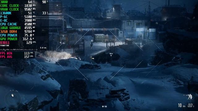 Sniper Ghost Warrior Contracts [High] RTX 3080 - 13600K 5.1GHz 1440P смотреть онлайн