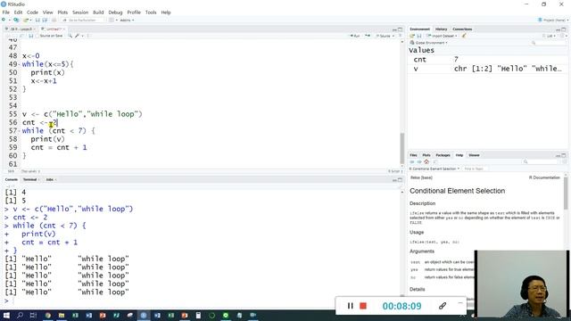 R Loops 02 - While Loop смотреть онлайн