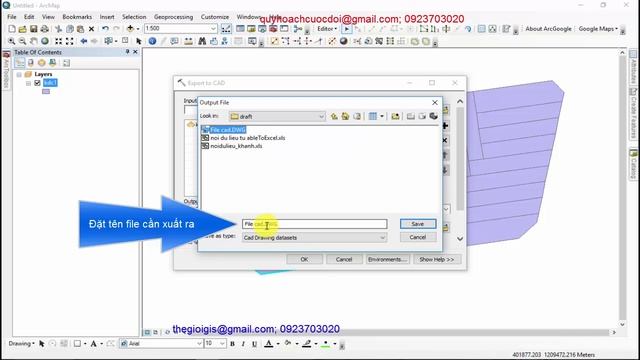 Xuất và Nhập file Autocad trong ArcGIS смотреть онлайн