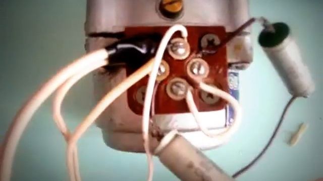 Реверсивный двигатель РД-9. Переделка от 127 вольт к 220. смотреть онлайн