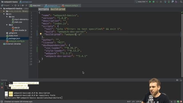 THE WEBPACK CORE CONCEPTS | Webpack 2 Basics Tutorial смотреть онлайн