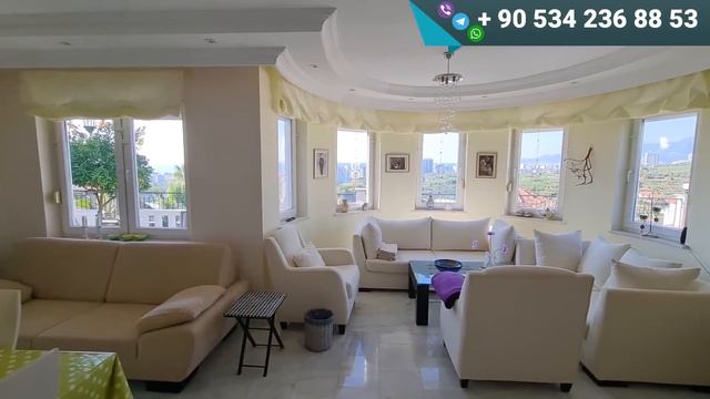 ВЕЛИКОЛЕПНАЯ Вилла в Алании с видом на море и горы под ключ НЕДВИЖИМОСТЬ в Турции смотреть онлайн