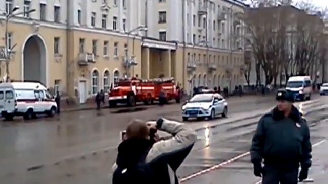 1 ноября 2013 года - Олимпийская эстафета в Северодвинске. (Транспорт уходит) смотреть онлайн