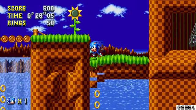 Sonic Mania (PS4): Green Hill Zone Act 1 Speedrun 00:30:87 смотреть онлайн