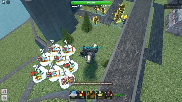 Golden Minigunners and Paintballers Roblox Tower Defense Simulator смотреть онлайн
