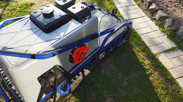 Очередной легкий мотобуксировщик на вариаторе сафари!!! смотреть онлайн