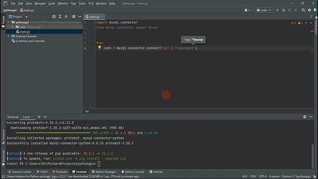 Python Programming - Connect MySQL to Python using PyCharm and Xampp смотреть онлайн