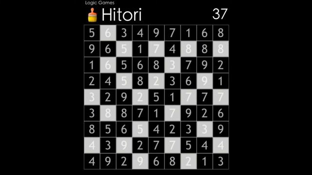 Hitori Answers [All Levels] ~ 100 Logic Games
