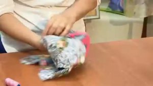 Модный головной убор из шапки и платка