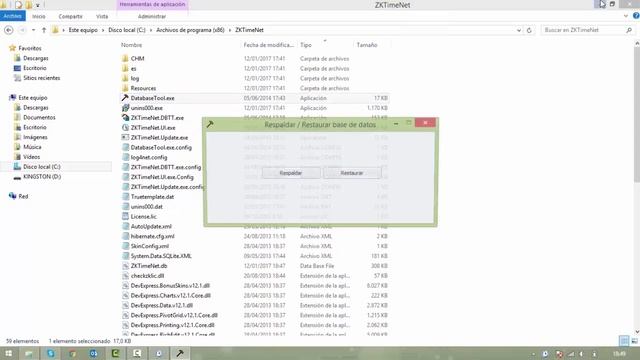 Respaldo y Restauración de Base de Datos en ZKTime.Net Lite смотреть онлайн
