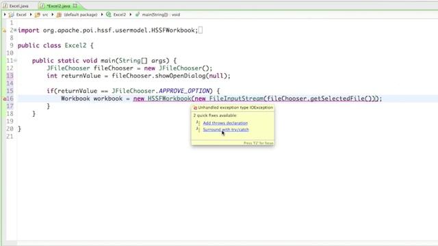 Excel Documents and Java - Iterating [Eng] [09] смотреть онлайн