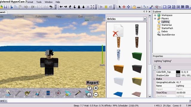 How to change ROBLOX time and Shadows colors. смотреть онлайн