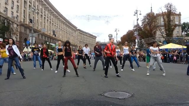Michael Jackson - 55th Birthday Dance tribute, flashmob (Kyiv,Ukraine) - Thriller смотреть онлайн