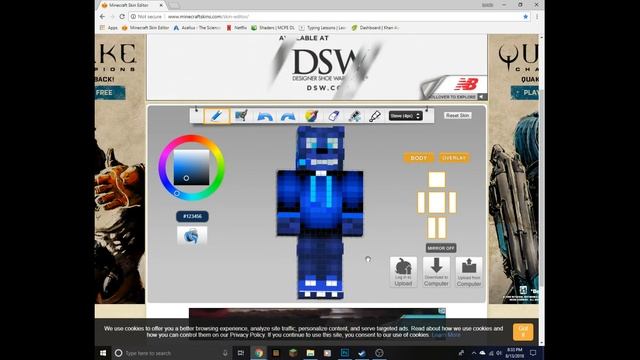 How to make Minecraft Skins in Photoshop смотреть онлайн