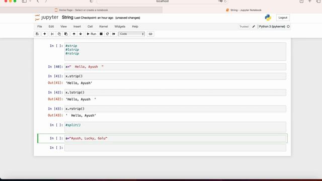 Lecture 4-Python for Beginners: Python tutorial in Hindi: Mastering String Operations in Python смотреть онлайн