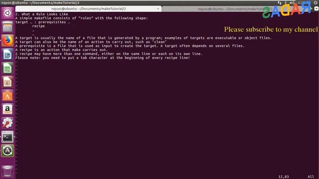 2. “rules” of makefile | What a Rule Looks Like| Tutorial Use make Command and makefile P2 смотреть онлайн