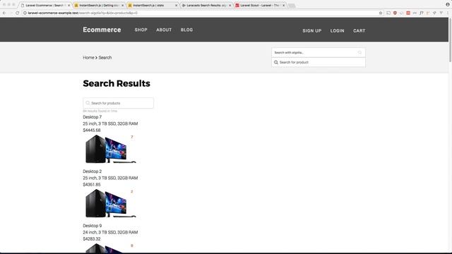 Laravel E-Commerce - Search w/ Algolia (InstantSearch) - Part 22 смотреть онлайн