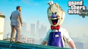 ГОЛОДНЫЙ МОРОЖЕНЩИК ОХОТИТСЯ НА МЕНЯ В ГТА 5! НАШЕЛ МОРОЖЕНЩИКА ОБЗОР МОДА В GTA 5! ГТА 5 МОДЫ MODS