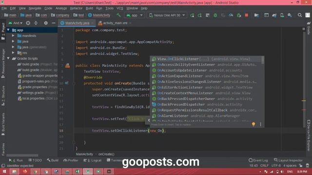 TextView Click in android - Android Tutorials #7 смотреть онлайн