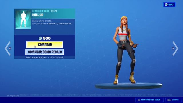 Nuevo Gesto de Tik Tok: Pull up #Fortnite смотреть онлайн