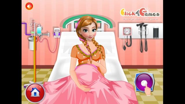 NEW Игры для детей—Disney Принцесса Анна реанимация роды—мультик для девочек смотреть онлайн