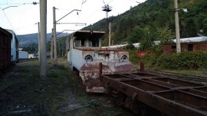 Заброшенные поезда узкоколейной железной дороги / Грузия (Georgia) / Боржоми / vlog путешествий #15