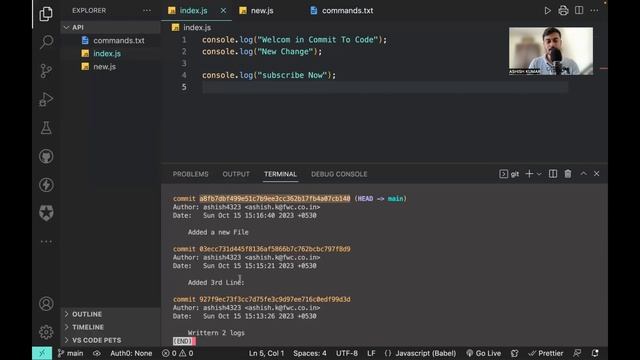 Git Crash Course: Learn Git & Git Hub in 30 mins | Git Basics in Hindi | Commit To Code смотреть онлайн