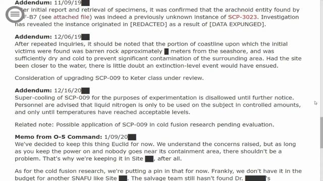 Red Ice ll 009 ll 10 ll Reading SCP Entries смотреть онлайн