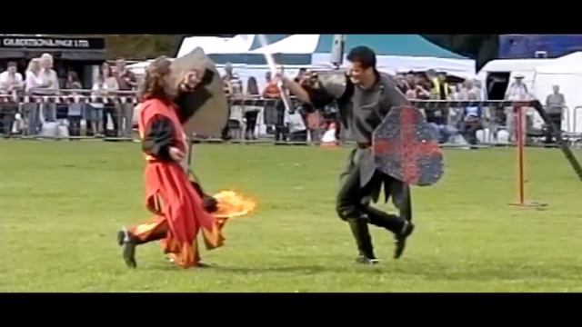 Slow Motion "Horsemen Of The Knight" equestrian stunt team смотреть онлайн