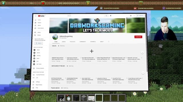 Web Display mod 1.12.2 Minecraft BROWSE THE INTERNET IN MINECRAFT Mod review and showcase смотреть онлайн