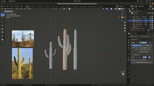 3D Cactus: Blender Timelapse смотреть онлайн