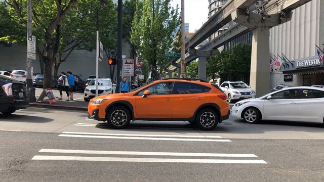 Downtown Seattle, Washington 2019 | 4k 60ᶠᵖˢ | Virtual Walking Tour | Washington State | City Sound