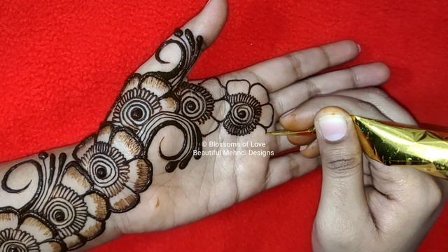 different and gorgeous mehndi design|arabic mehandi design idea|simple henna designs смотреть онлайн